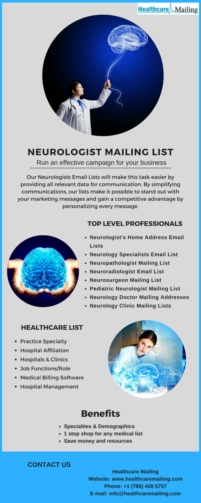 Neurologist Mailing List